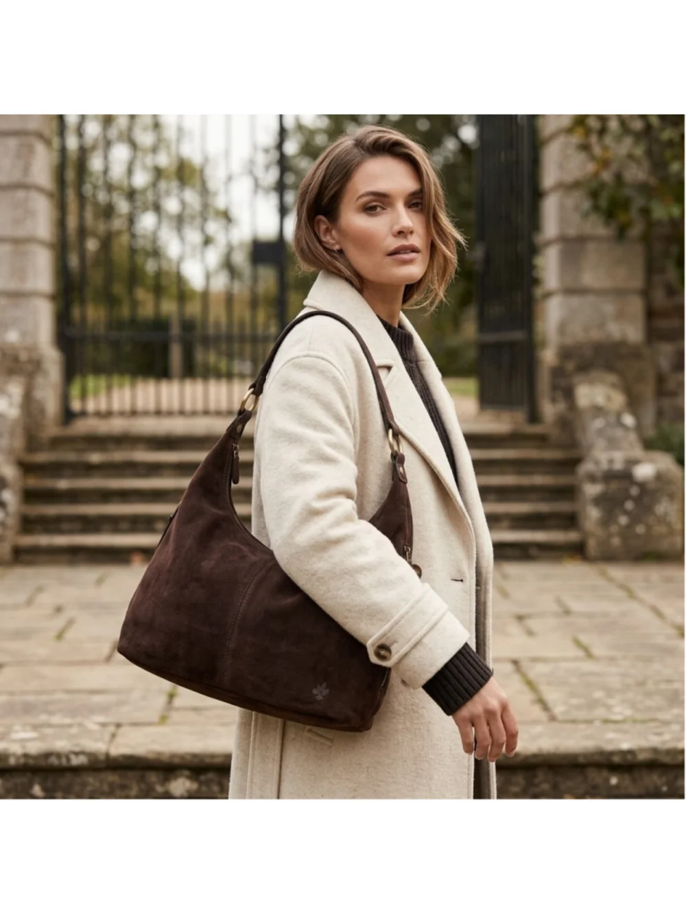 Patricia Nash Esther Hobo - Suede Leather Expresso Brown